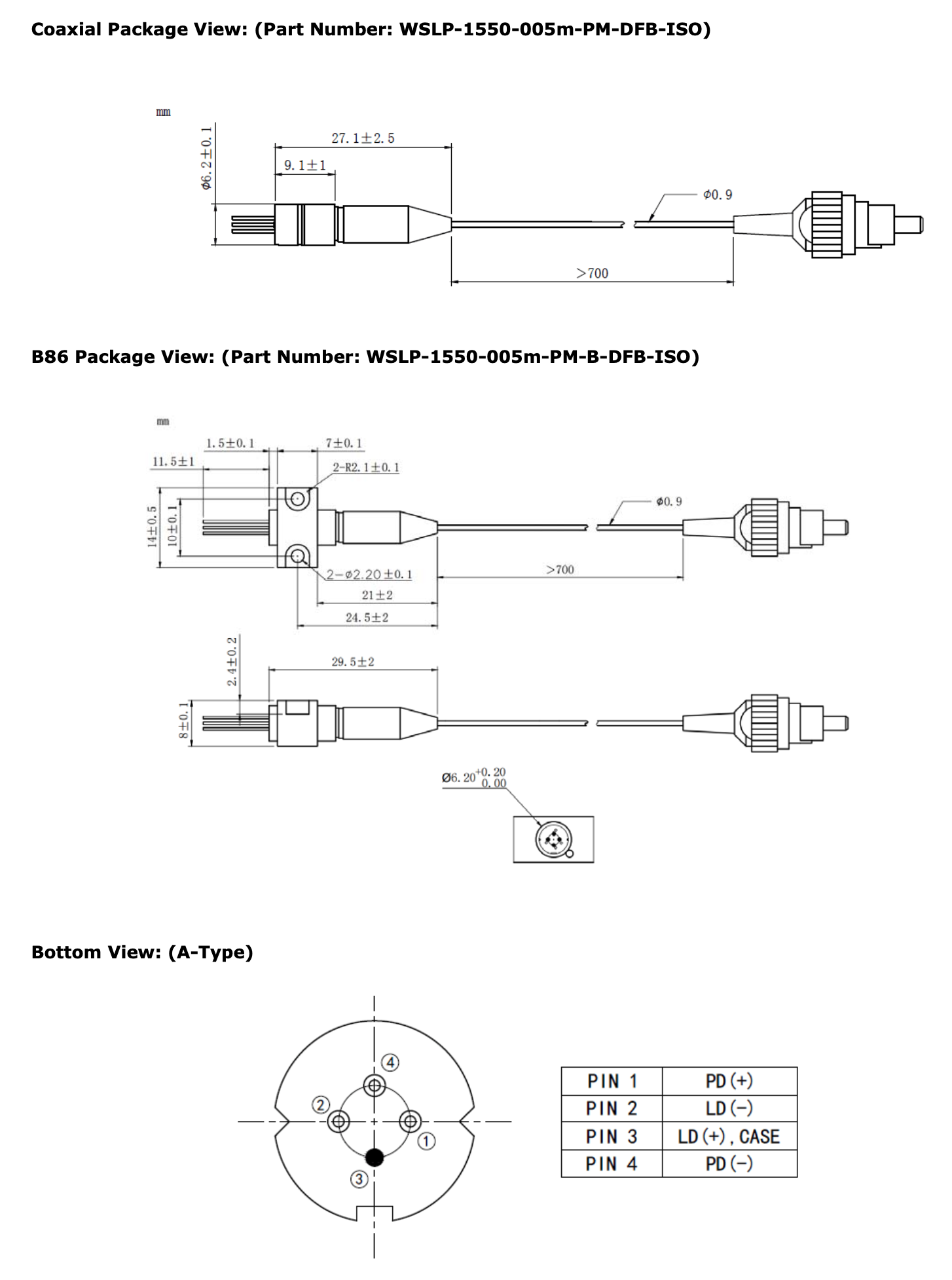 WSLP-1550-005m-PM-DFB-ISO